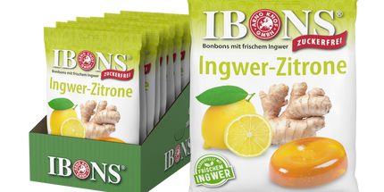 Ingwer-Zitrone zuckerfrei 75g x 10